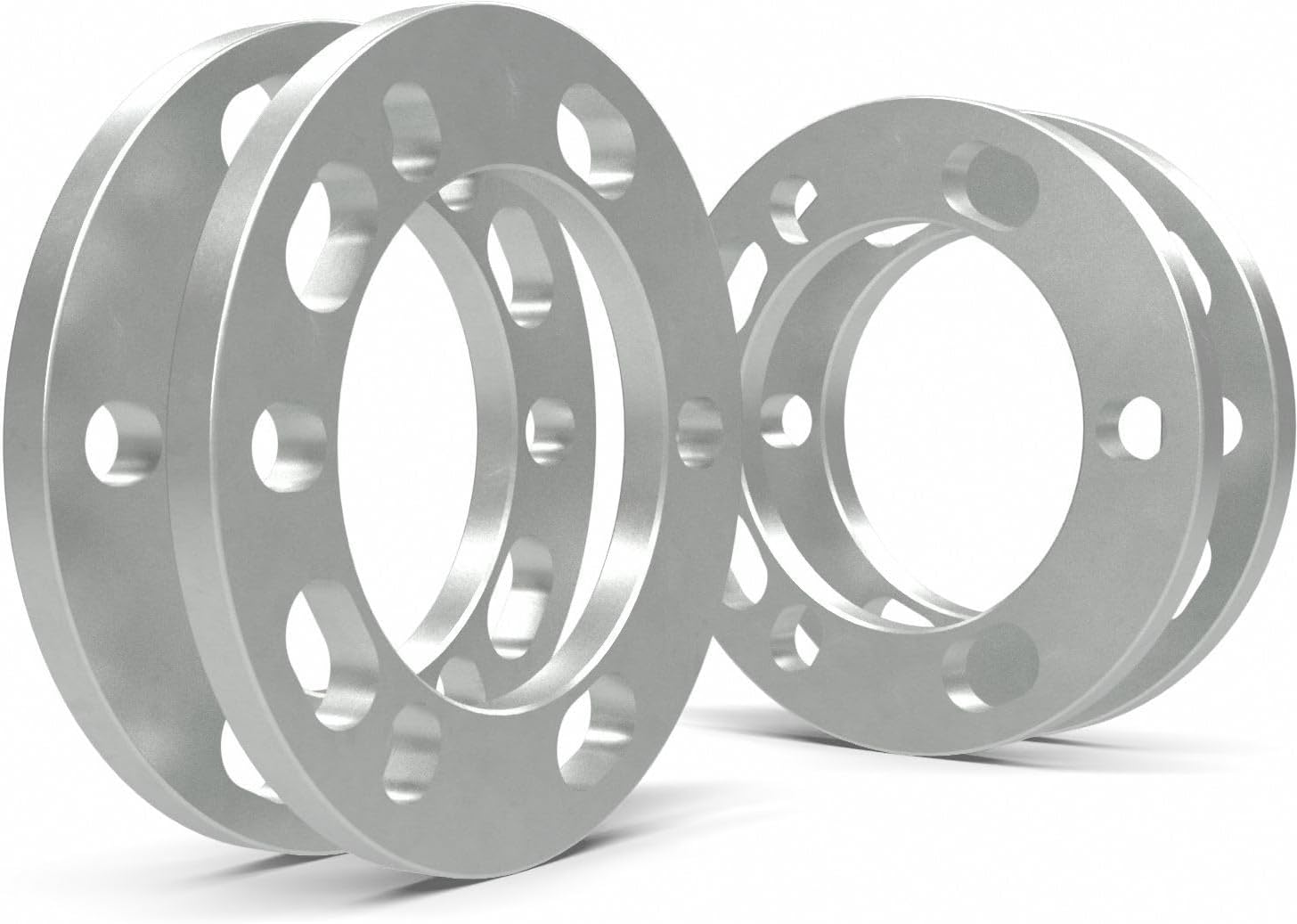 Wheel Accessories Parts 4 Pcs Die Cast Wheel Spacers 12mm 1/2 Thick Fits Bolt Patterns 5x135mm 5x139.70mm 5x5.5 6x135mm 6x139.7mm 6x5.5 ｜ Chevy Silverado 1500 ｜ Ford F-150 ｜ RAM 1500