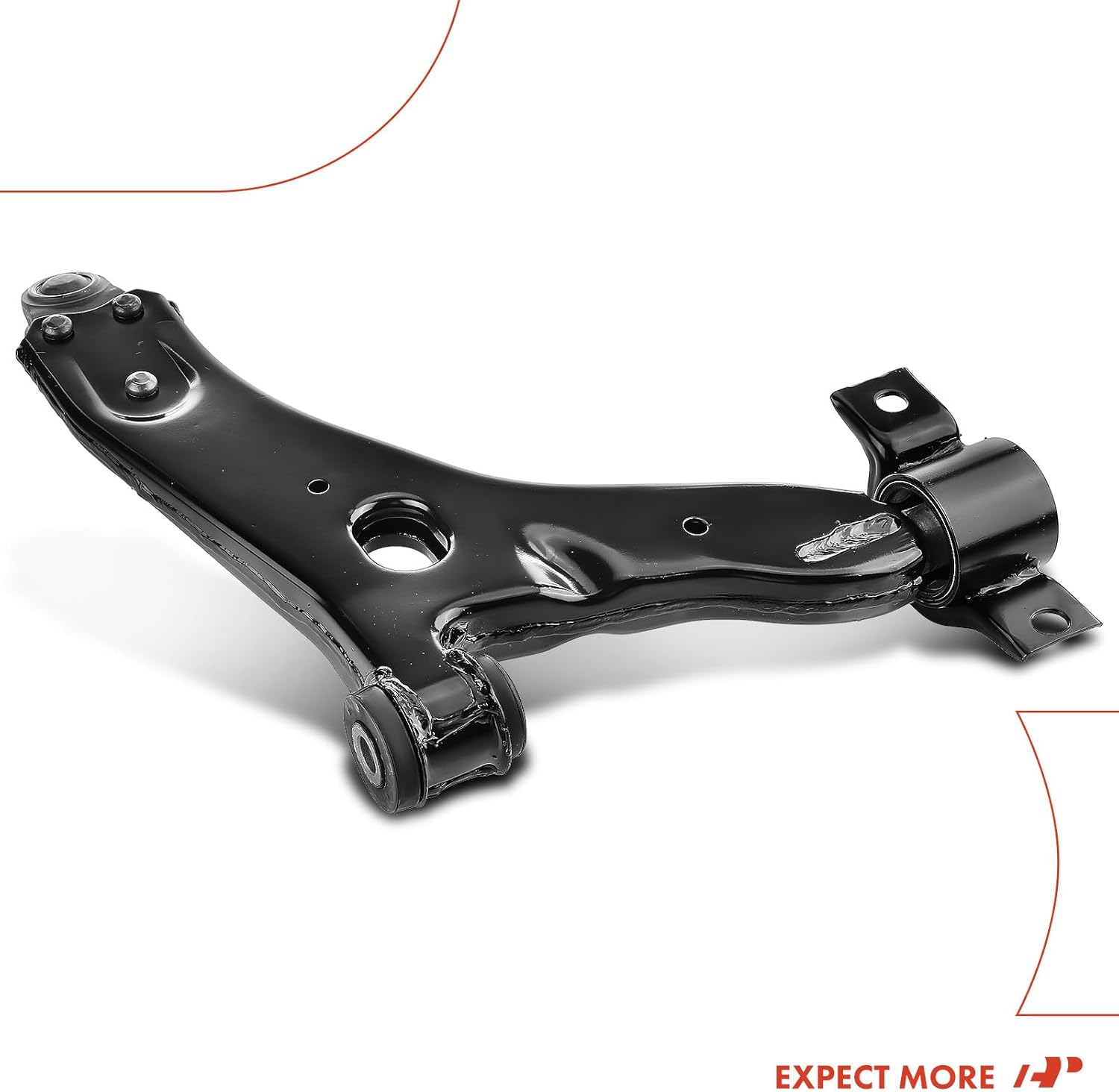 A-Premium Front Left Lower Control Arm, with Ball Joint & Bushing, Compatible with Ford Focus 2004-2011