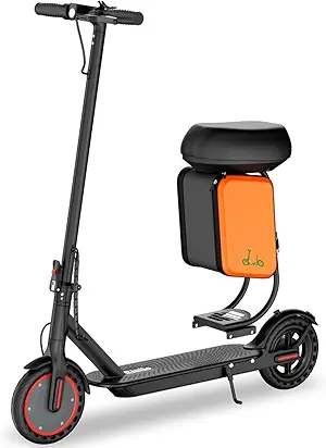 Electric Scooter for Adults - 19MPH & 15/21-Mile Range, 350W Motor, 8.5" Solid Tires with App Control & Dual Brake System - UL2272 Certified Folding Commuter E-Scooter for Adults (Optional Seat)