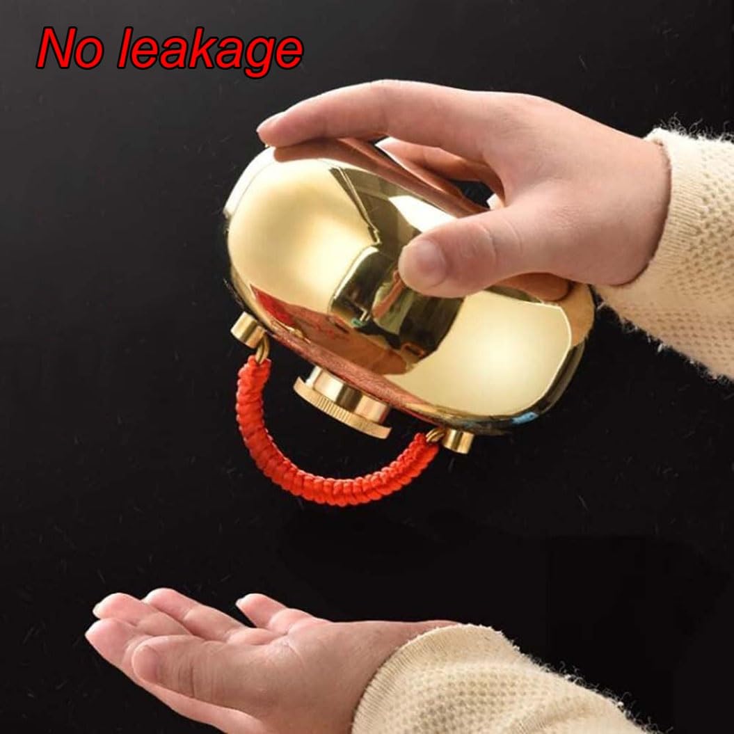 1L/1.5L/2.0L/3.0L Bolsa De Agua Caliente De Cobre With Cover, Con Cubiertas De Punto, Reutilizable Al Infinito, Para Mujer Buen Regalo Para La Familia O La Amigo (Color : Smooth, Size : 22cm(8.7in)