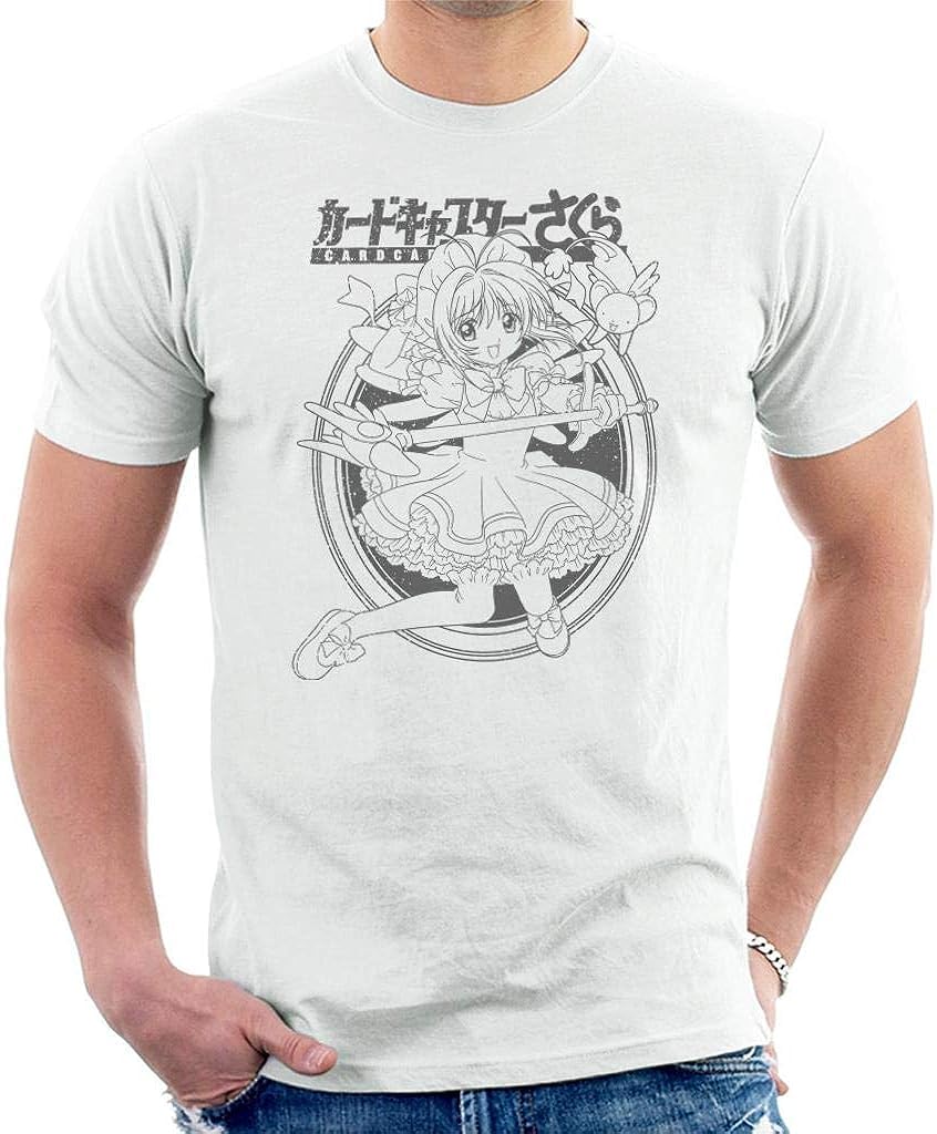 LightnCardcaptor Sakura Kinomoto and Cerberus Men's T-Shirt