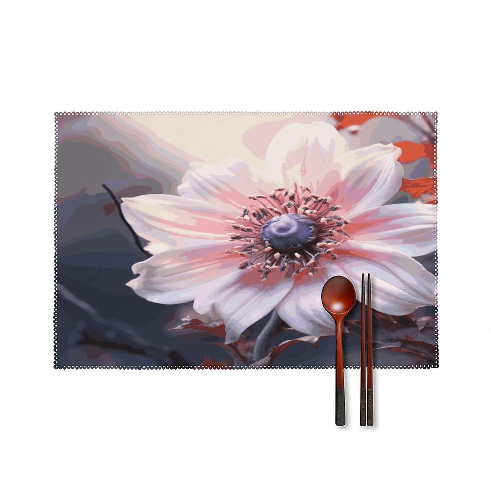 Fodpand Style Flower Blossom Placemats Set Of 4 Place Mats Table Mats