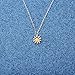 WUSUANED Daisy Flower Necklace Game Inspired Jewelry Princess Birthday Wish Gift Daisy Gift