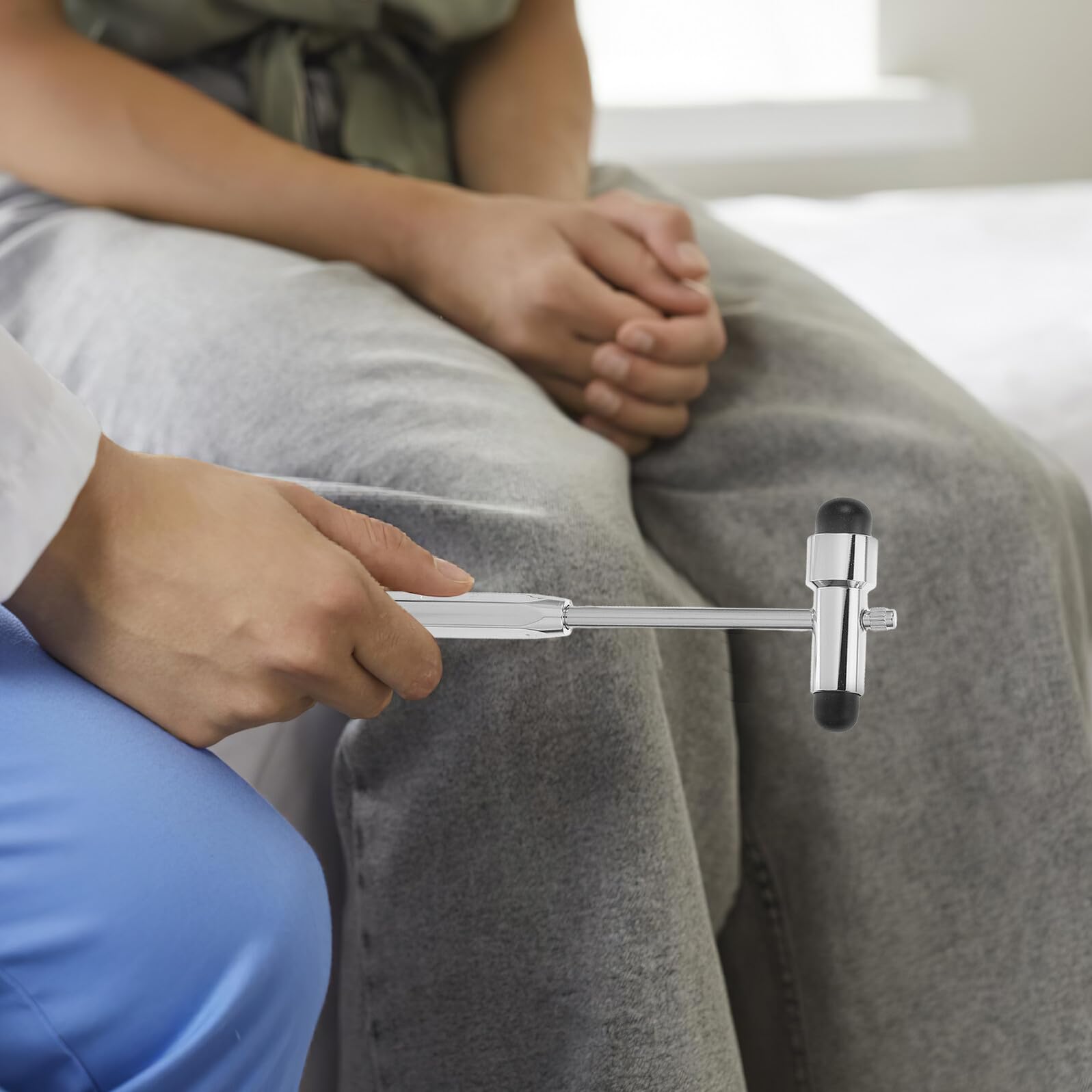 Martelli Diagnostici per Esami Ospedalieri Inclusi Strumenti Percussione e Martello Neurologico Leggero e Portatile Impugnatura Ergonomica per Studenti di Medicina e Personale