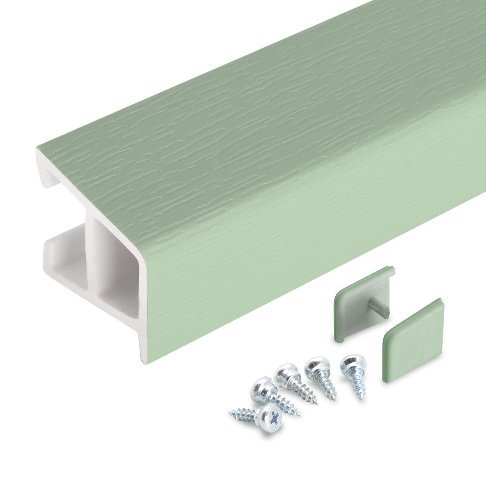 Epwin uPVC Door Weather Bar & End Caps (850mm) - Chartwell Green