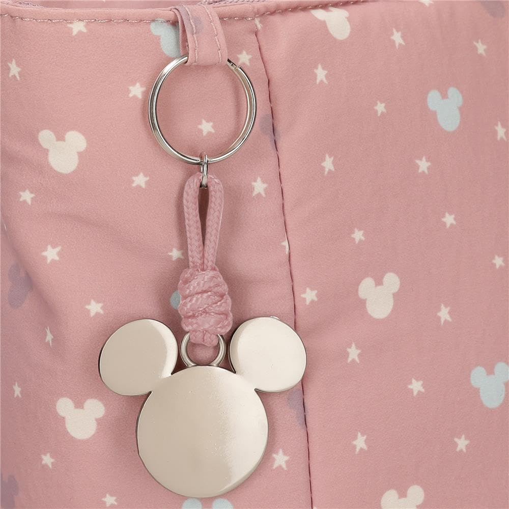 Joumma Disney Luma Mickey Bandolera Porta Merienda Infantil para Guardería y Colegio, Bolsa Térmica con Bandolera Ajustable para Mamás y Niñas, 25x19x17 cm