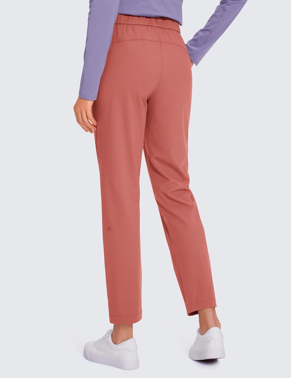 CRZ YOGA Womens 4-Way Stretch 7/8 Ankle Golf Pants Work Sweatpants Dress Yoga Travel Casual Lounge Workout Trousers Pockets - Image 2