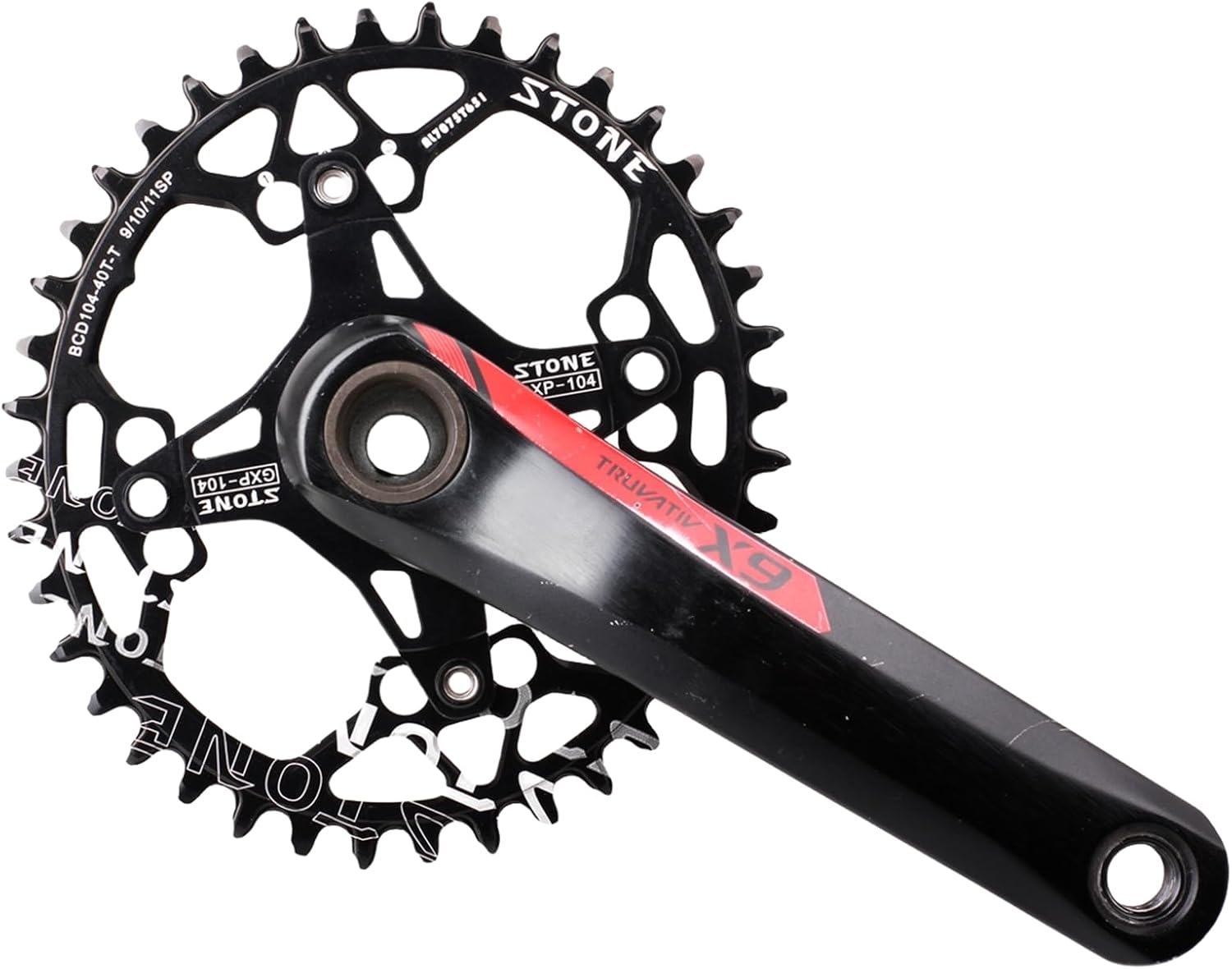 DJC Stone Chainring Round and Oval 104BCD for Shimano M430 M780 M610 670 M980 for Sram X0 X7 X5 X9 30T to 50T Bike Chainwheel 12s 12 Speed 104 bcd