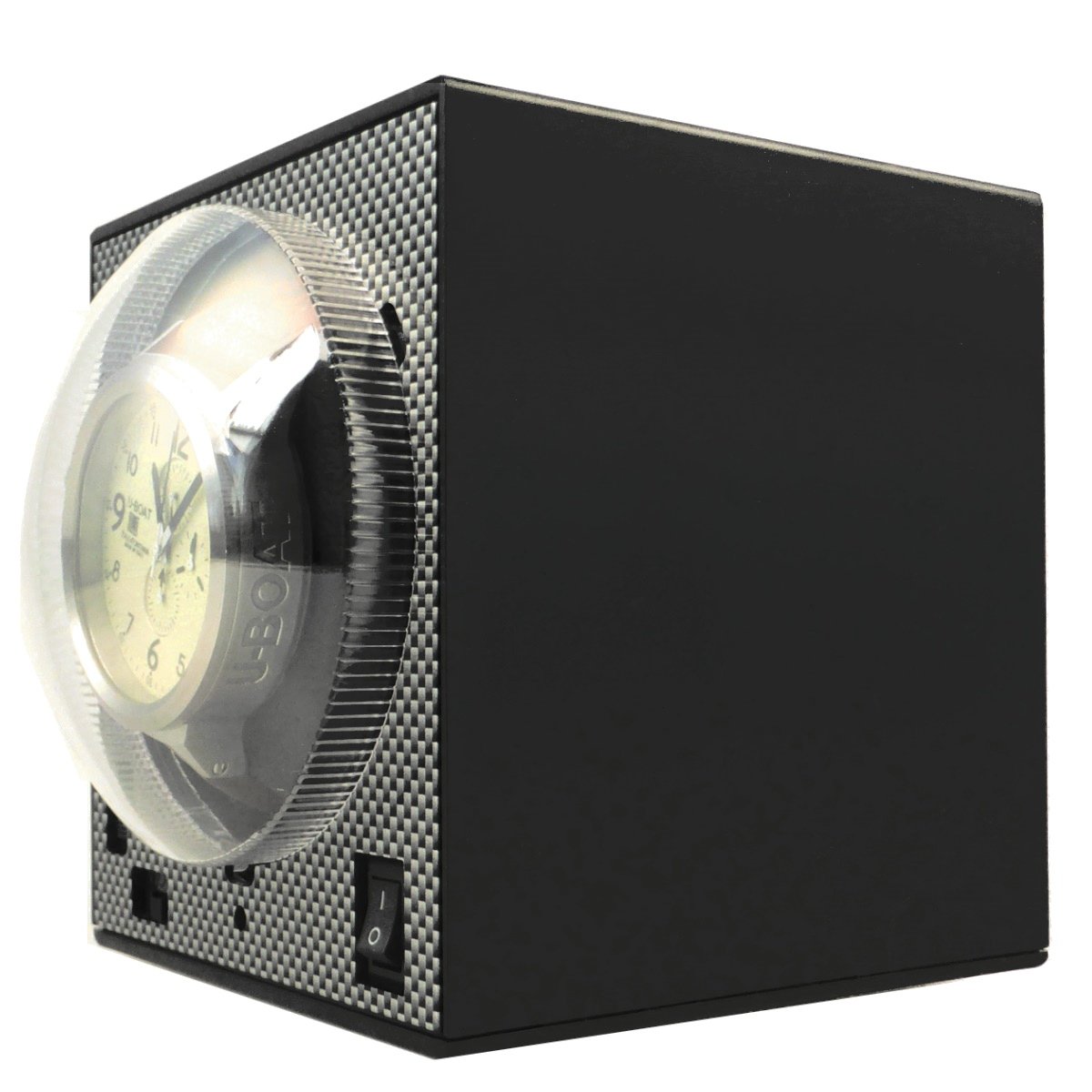 Uhrenbeweger Boxy Classic CARBON EDITION PRO2 Edition - aus der Kollektion 2025 - Dieses Uhrenbeweger-System ist erweiterbar bis auf 12 Module - Qualiät vom deutschen Servicepartner