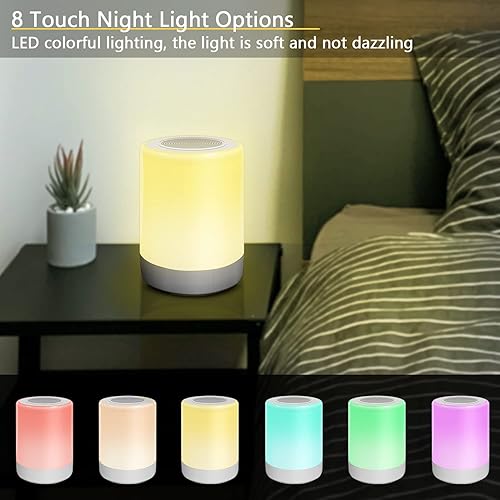 Miniatura 3 de Máquina de sonido para bebé, luz nocturna de máquina de ruido blanco para dormir de niños pequeños, 32 sonidos relajantes, 5 temporizadores y