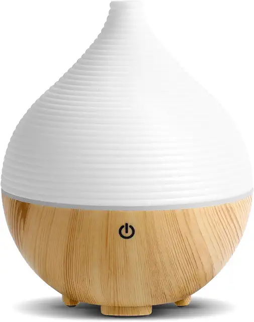 Diffuseur d'Huile Essentielle 160ml Ultrasonique avec 7 LEDs - Brumisateur Huile Essentielle