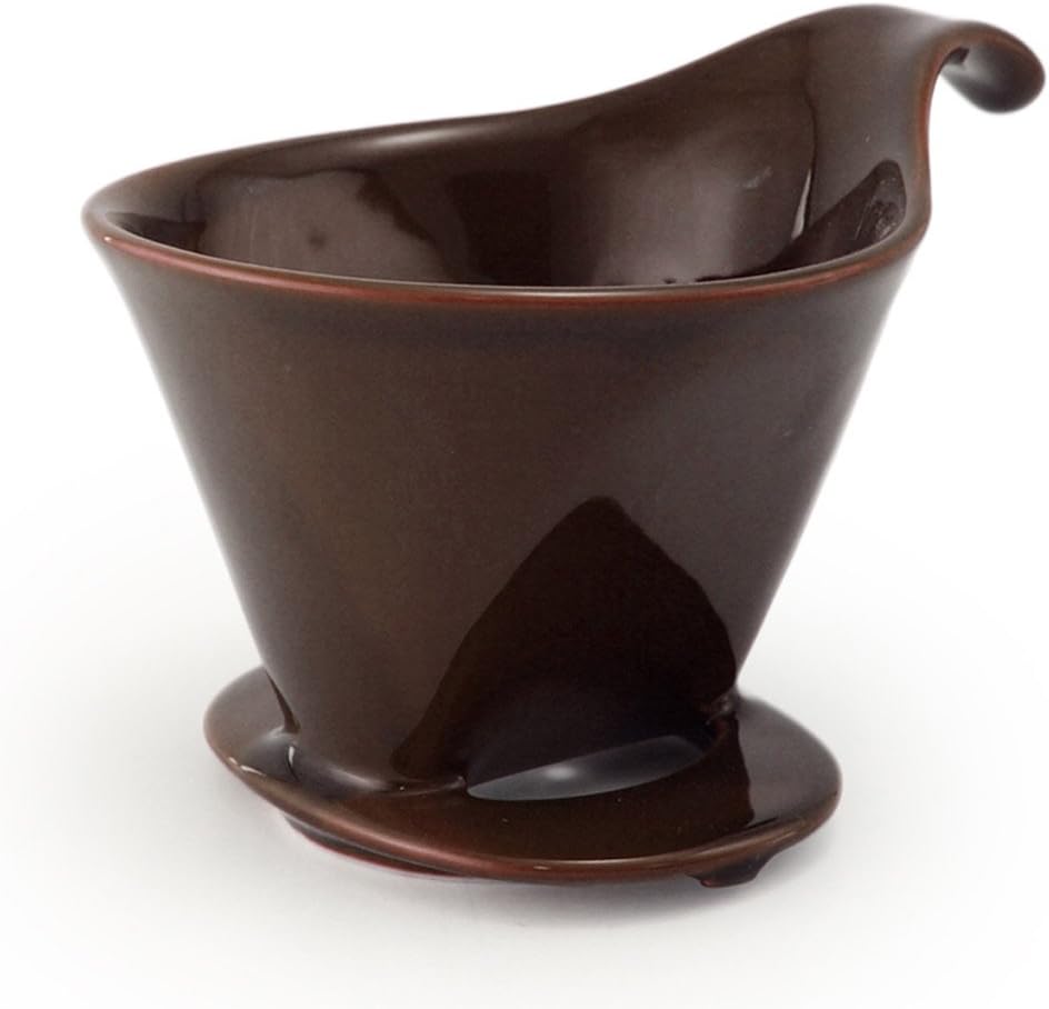 ZEROJAPAN DMZ-16 CBR/BK Coffee Dripper Gift Set, L & Cafe Mug (with Tray), Black