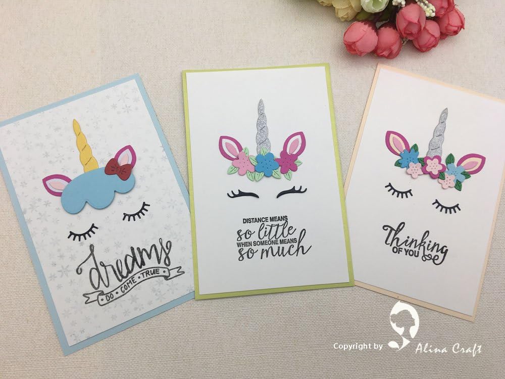 Metal Cutting Dies Cut Build up Unicorn Collection Dies Scrapbook Paper Craft Card Emboss Knife Blade Punch