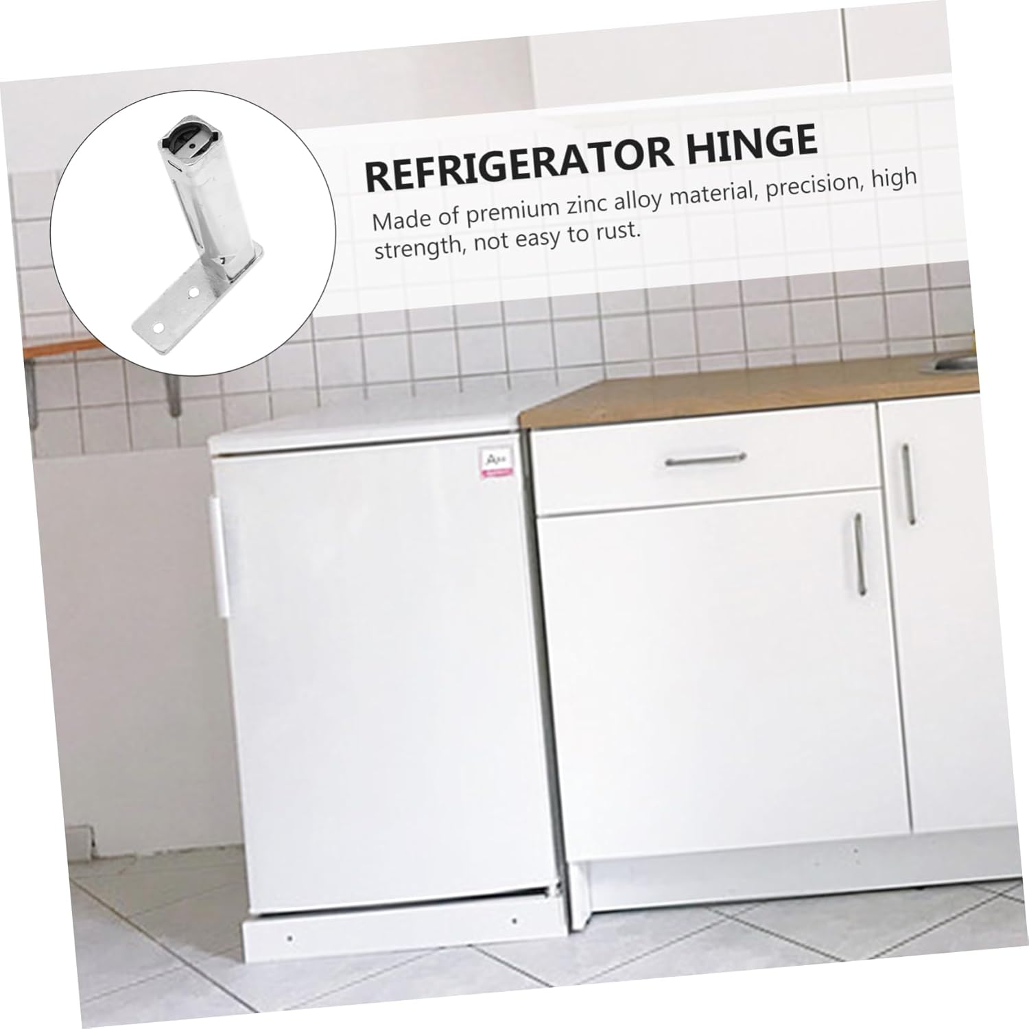 NOLITOY 2 Pcs Refrigerator Door Hinge Metal Hinges Freezer Door s Refrigerator Pivot Spring Freezer Zinc Alloy Automatic Hidden