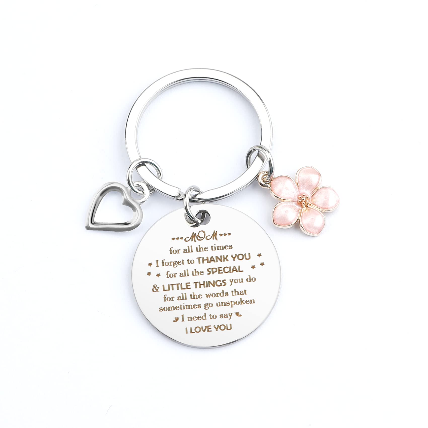 VZXMKA Mothers Day Gifts from Son Daughter, Mom Keychain Mother's Day Presents for Mom Christmas Birthday Thank You Gift