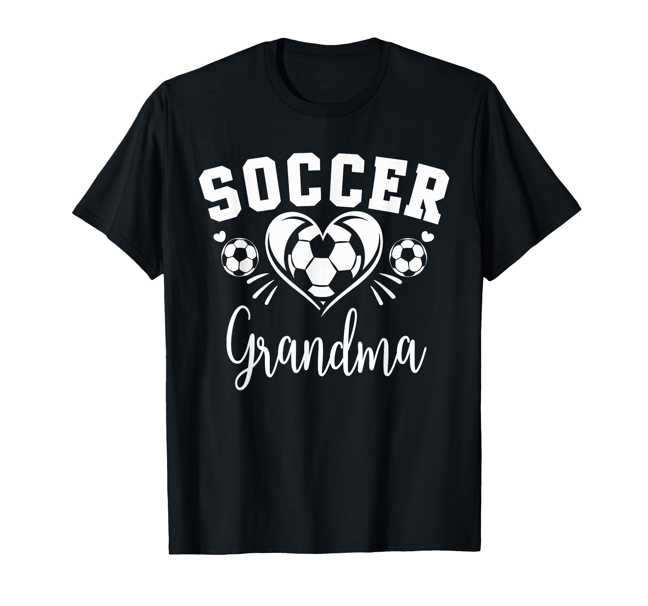 Soccer Grandma Soccer Heart T-Shirt