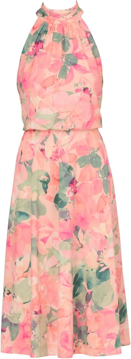 Adrianna Papell Womens Printed Midi Dress - Image 5