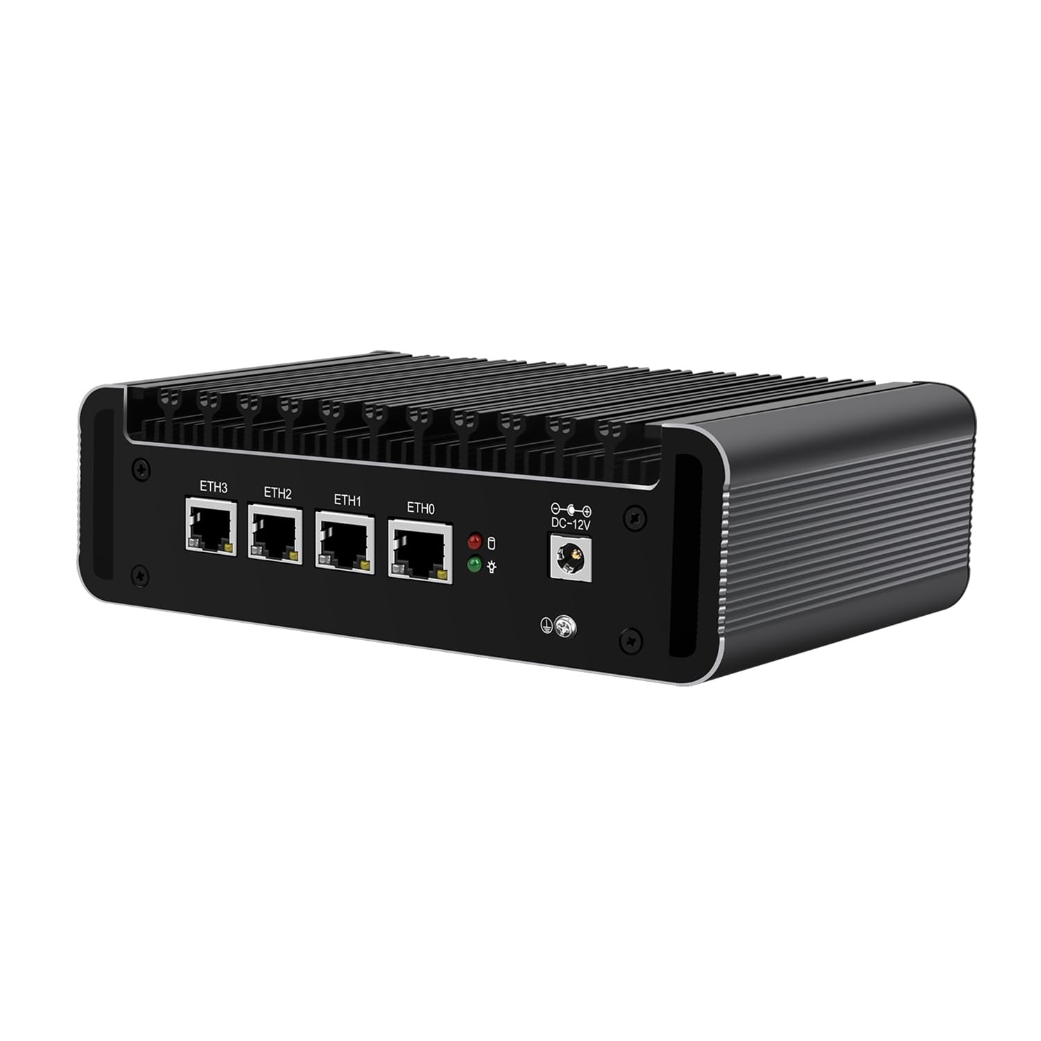 Micro Firewall Appliance, Mini PC, PFSense, Mikrotik, OPNsense, Untangle, Sophos XG, VPN, Router PC, Celeron J4125, RJ20, AES-NI, 4 x I211 LAN, HDMI, Console, 8G RAM, 128G SSD