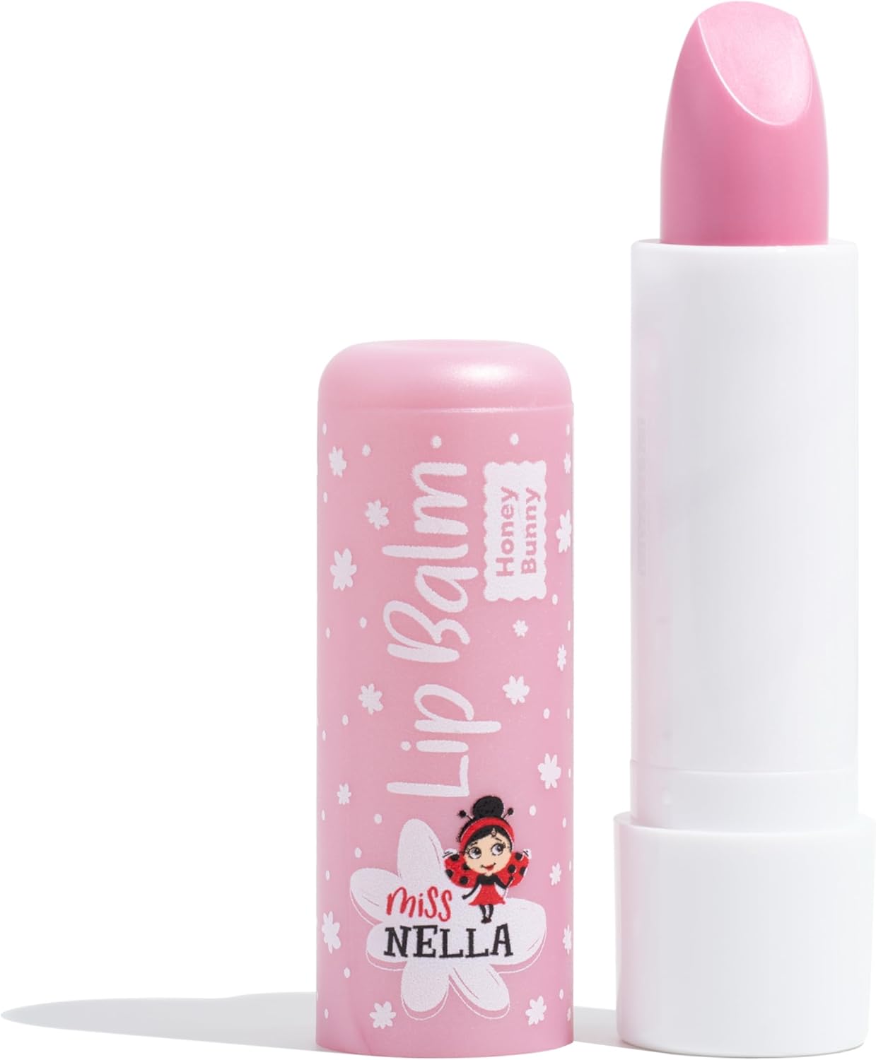 Miss Nella HONEY BUNNY Hypoallergenic children Lip Balm, Non Toxic Make Up for kids, perfect for those with sensitive skin.