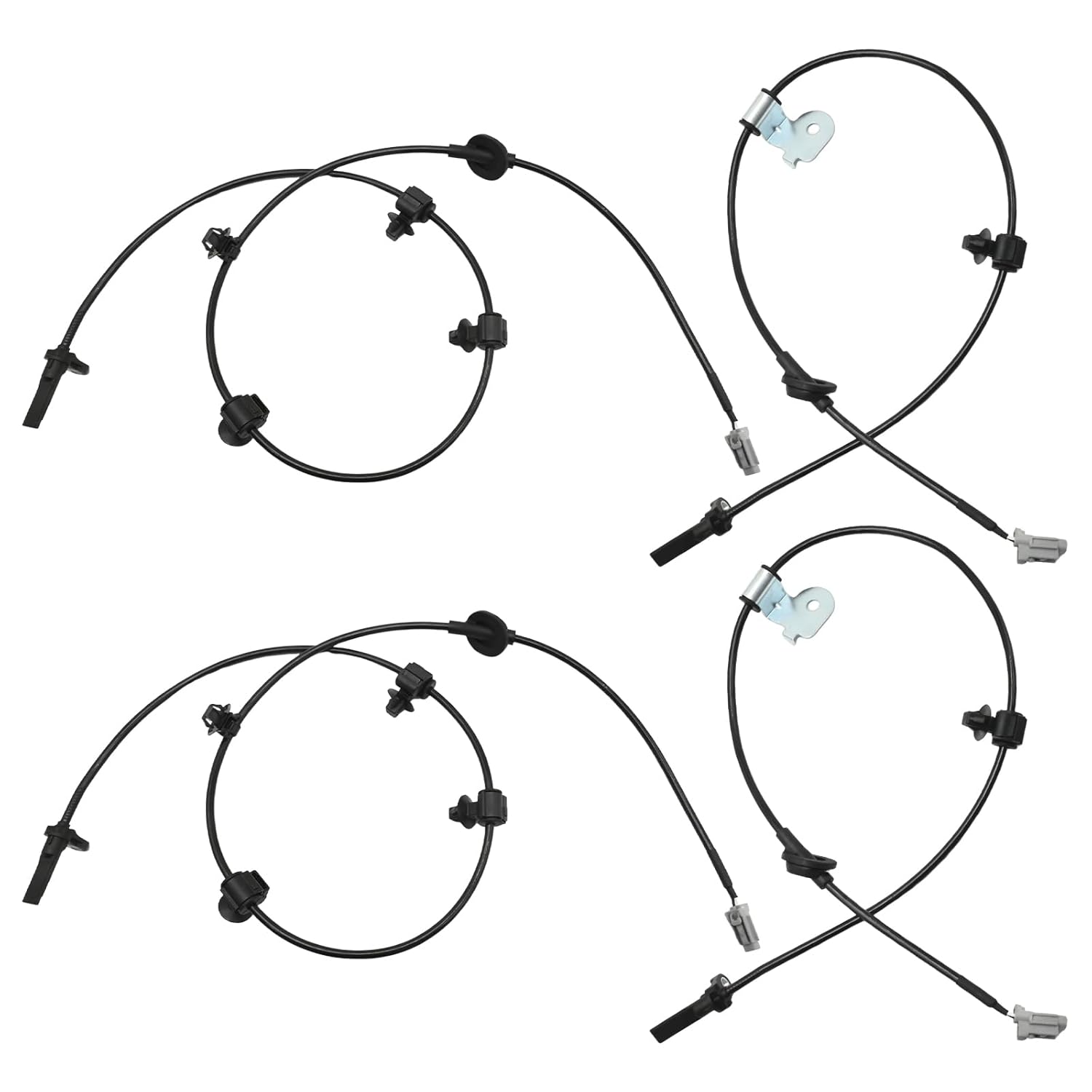 Hoypeyfiy 4Pcs 27540SG000 ABS Wheel Speed Sensor Right Left Side Front Rear, Replacement for Subaru Crosstrek 2016-2017 Forester 2014-2018, Replaces 27540SG011