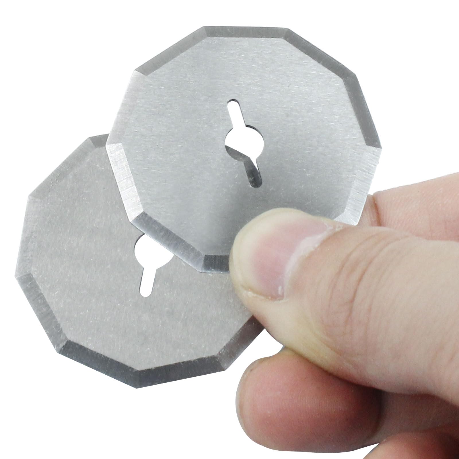 Lot de 4 lames rotatives compatibles avec les ciseaux électriques sans fil WX082L Zipsnip, lames de coupe de 3,8 cm de rechange pour RC2600K, RC2601, RC2602, WX080L, WX081L avec tournevis