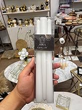 مجموعة شموع طبيعية للمنزل وغرفة المعيشة والمكتب ورمضان والعيد والكريسماس من فلامينجو - 4 قطع