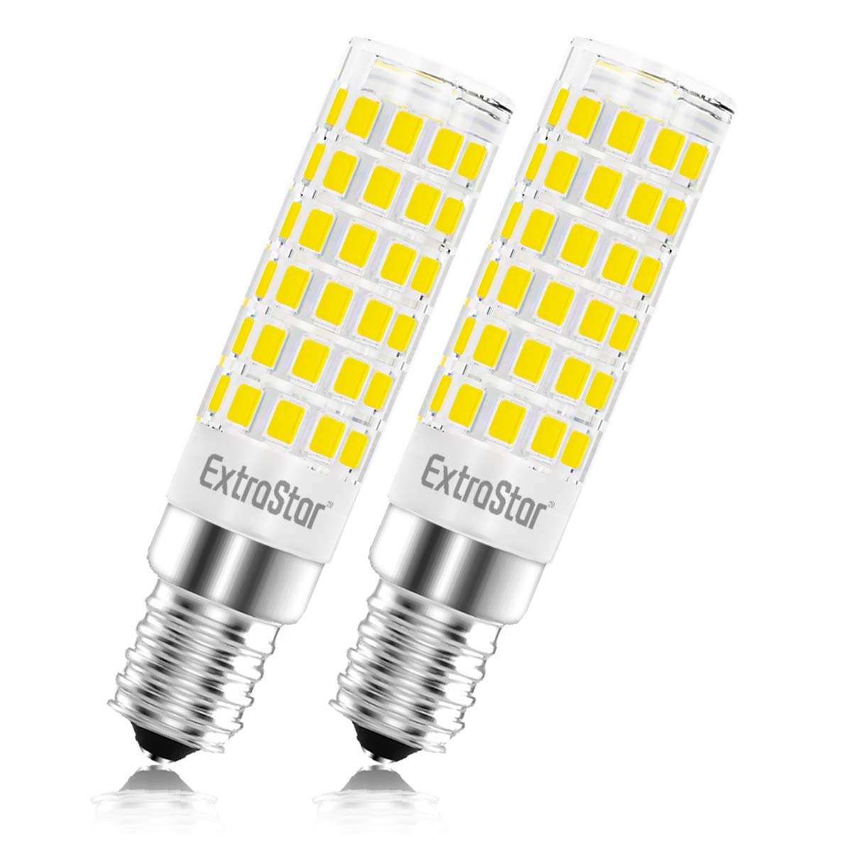 Lampadine LED E14 TASMOR 5W Bianco Caldo 3000K - 800lm, Sostitutive Alogene 50W, Confezione Da 2, Non Dimmerabili Per Cappa E Frigo