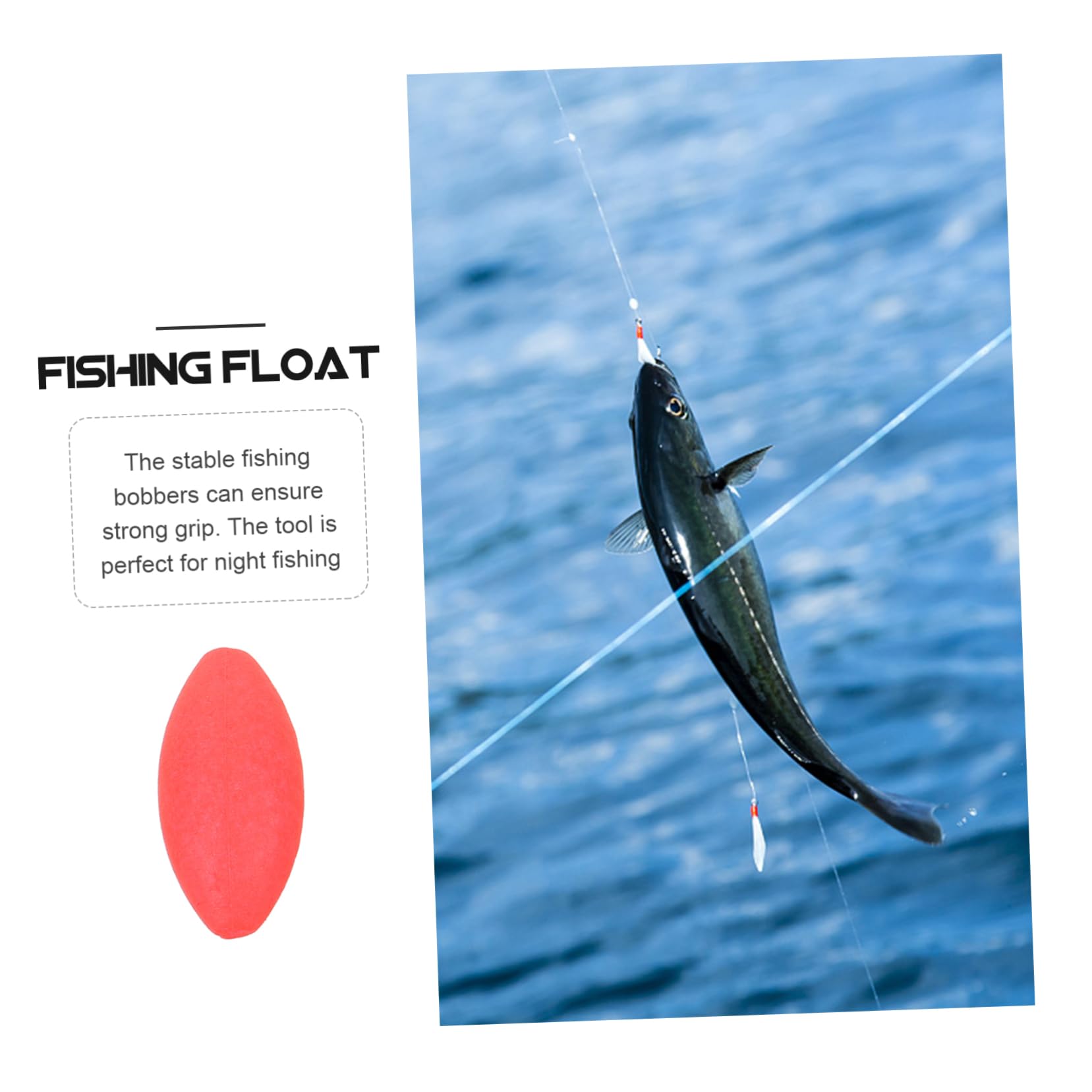 SUPVOX Kit Slittamento Galleggiante da Pesca Il Piolo Galleggia Galleggianti Esche Appiccicose Strumento di Pesca Accessori per La Pesca Arnesi da Pesca Plastica Rosso
