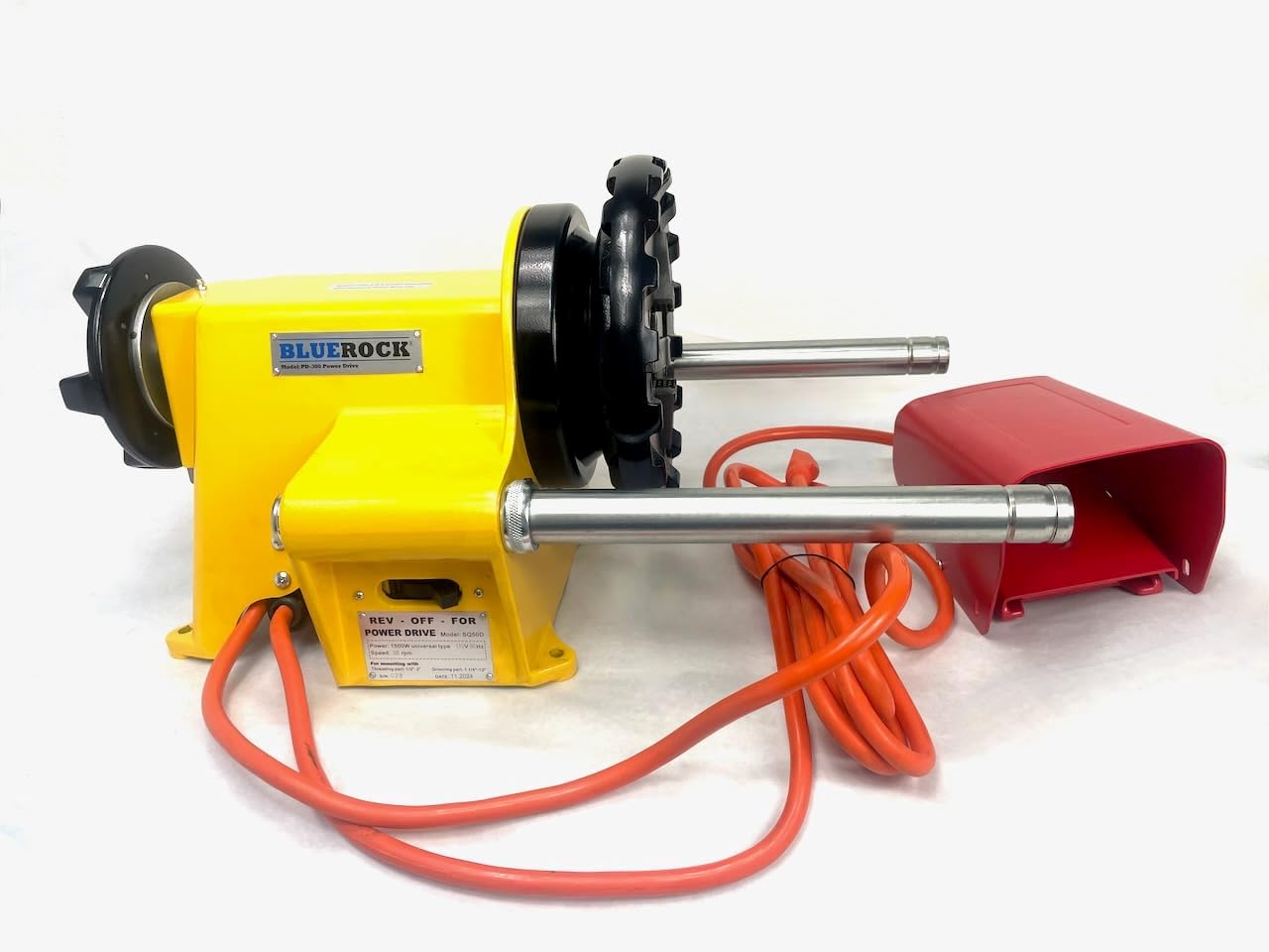 BLUEROCK PD-300 Power Drive Portable Pipe Threader 15682 by BLUEROCK® Tools with H300 Tripod Stand Included 41855