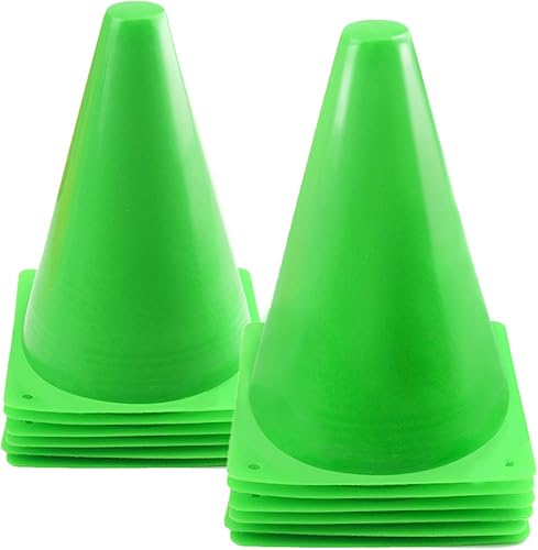 Conos de tráfico de plástico de 7 pulgadas para entrenamiento deportivo, conos de agilidad para fútbol, patinaje, fútbol, baloncesto, juegos de