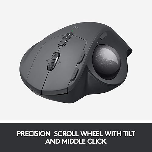 Miniatura 5 de Logitech MX Ergo - Mouse inalámbrico de Trackball ajustable, diseño ergonómico ajustable, controla y mueve texto/imágenes/archivos entre 2