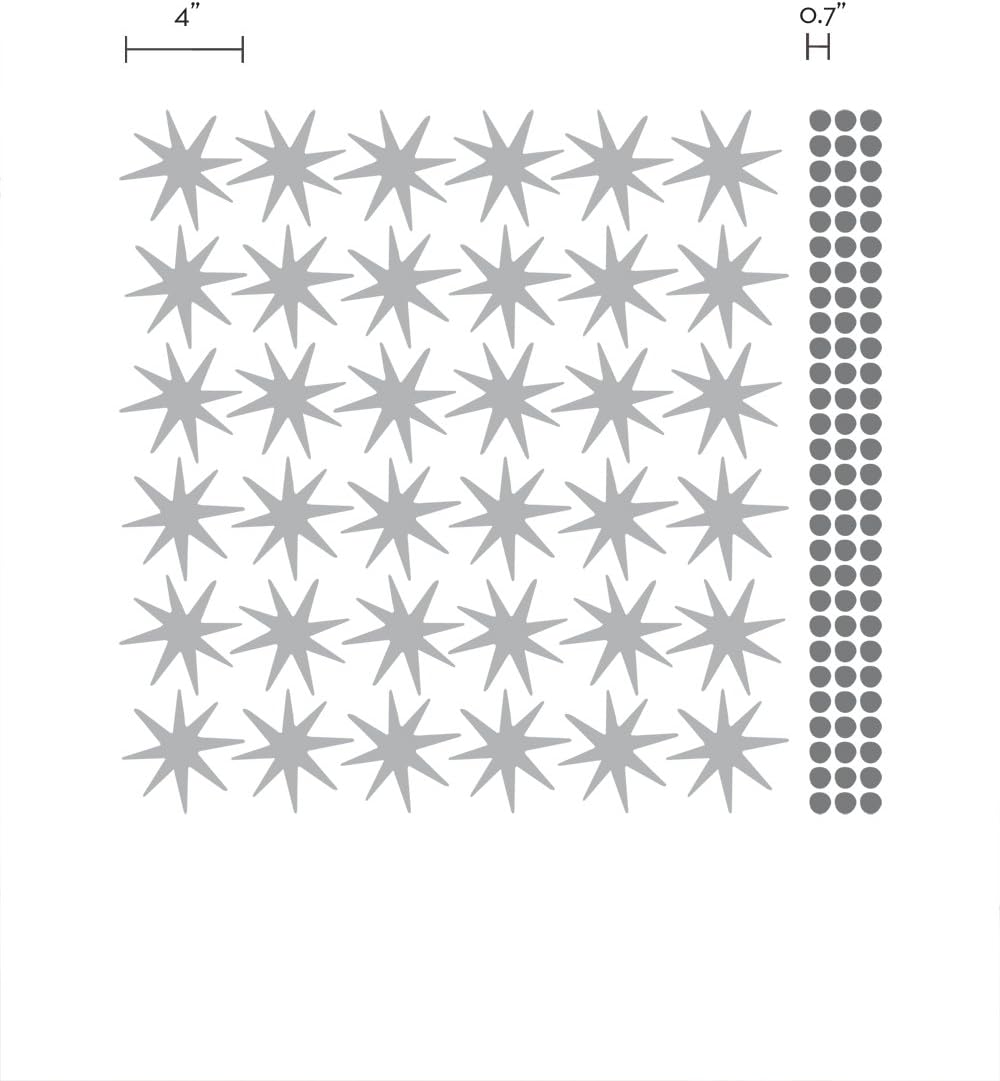 Star Dot Wall Decal - Scheme B - by Simple Shapes