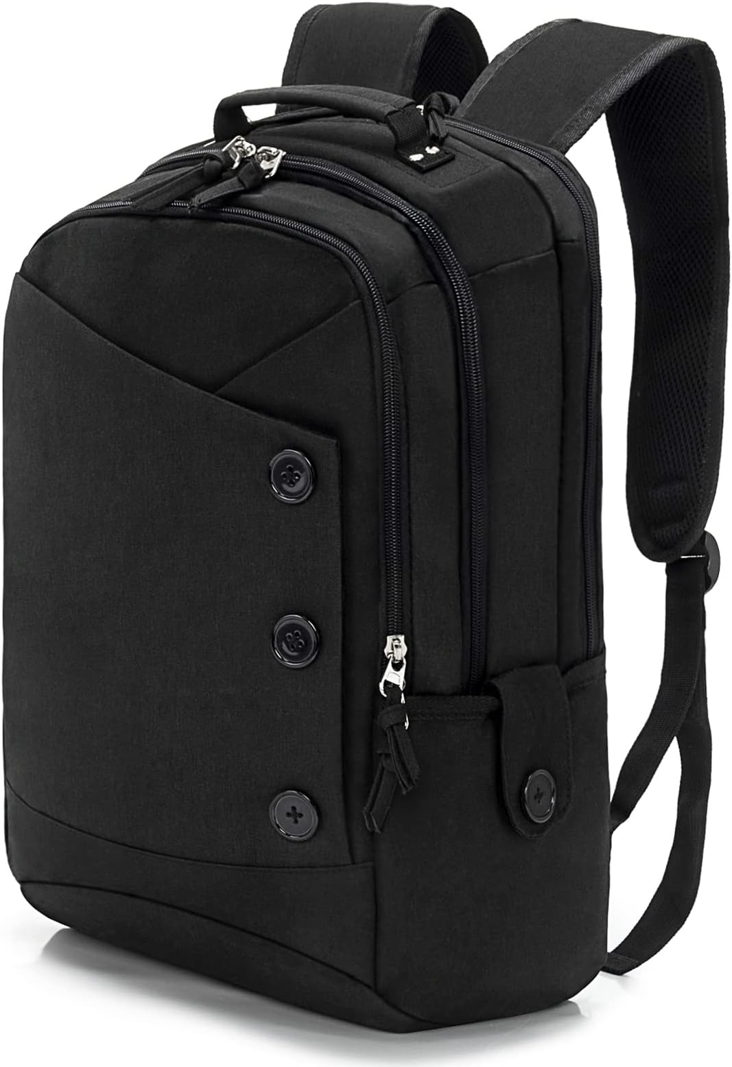 KINGSLONGBusiness Laptop Backpack 15.6 Inch Travel Backpack Laptop Bag Rucksack with USB Charging Port Water-Resistant School Bag Daypack for School Work College Computer Men Women