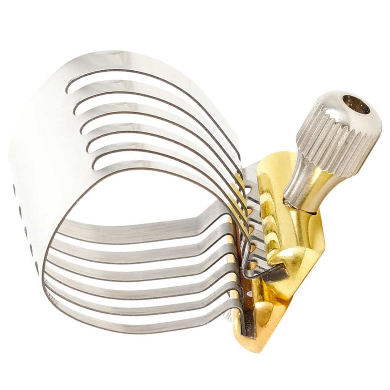 TOYANDONA 2pezzi Clip Acciaio Inossidabile Per Sassofono Fissaggio Design Elegante e Resistente Accessorio Strumentale Per Musicisti Compatibile Con Vari Modelli Di Sassofoni
