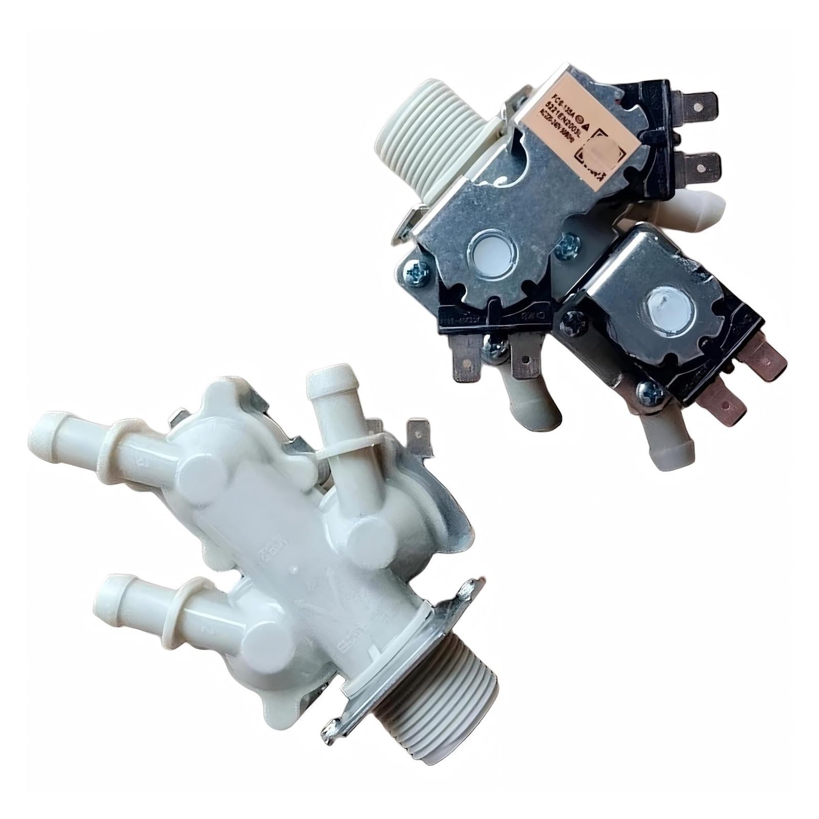 Drum Washing Machine Water Inlet Valve Replacement, Compatible for LG, 5221EN2003L FCS-135A AC220-240V Solenoid Water Valve, Regulating Valve, Parts