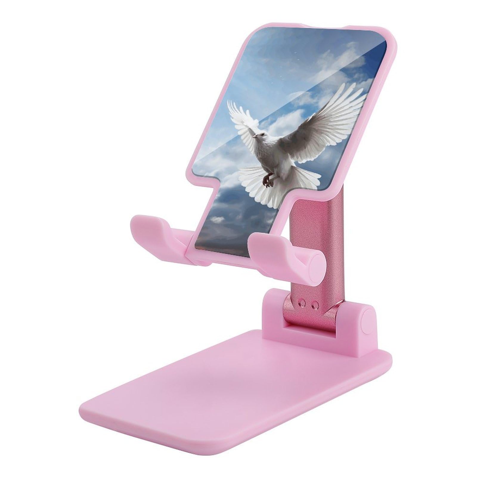 Support téléphone portable réglable pliable bureau smartphone colombe