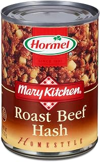 HORMEL Mary Kitchen Roast Beef Hash, 14 oz Cans (Pack of 12) - Tender Beef, Potatoes & 16g Protein, America's #1 Hash