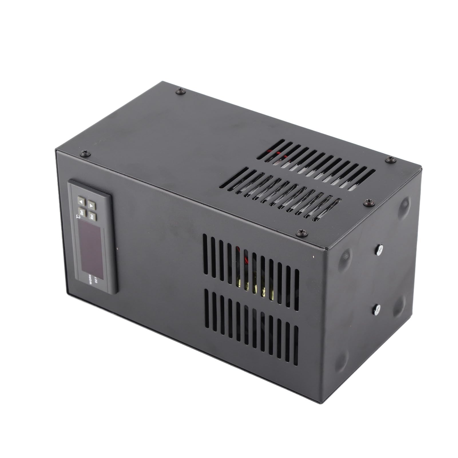 Enfriador de Acuario, de Refrigeración por Agua de 200 L/H, Enfriador Electrónico Silencioso para Pecera con Pantalla de Temperatura en Tiempo Real para Tanque de Agua Dulce y