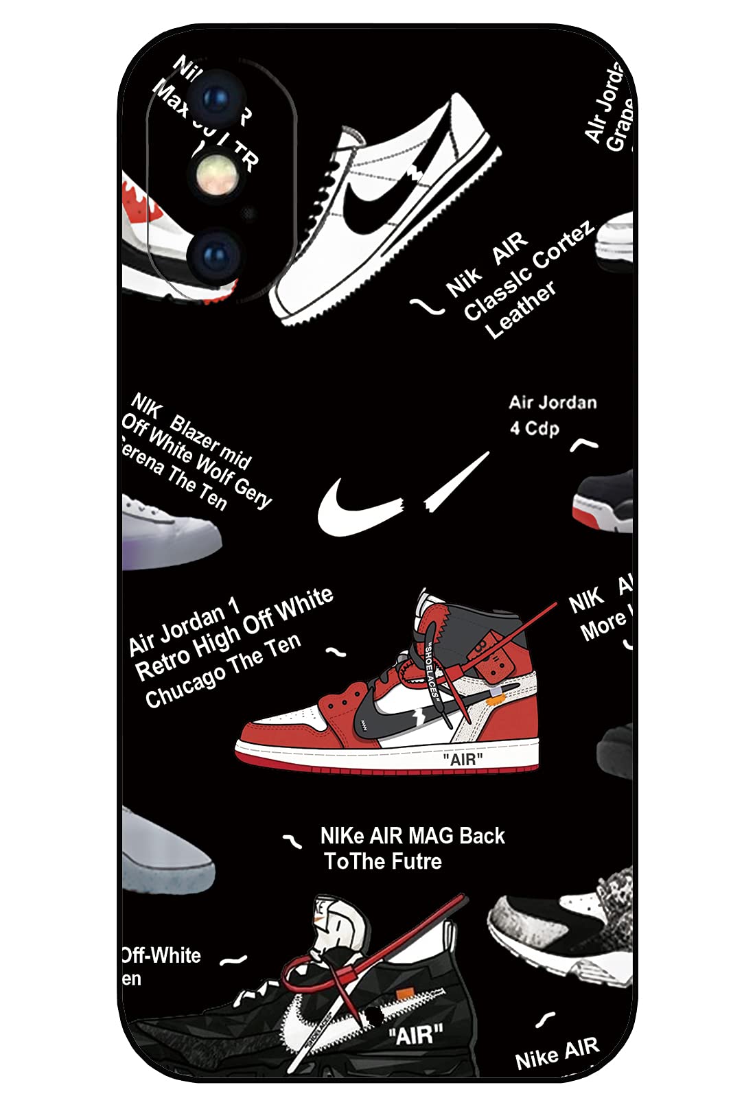 Silicone Case Compatible With Iphone Xs Iphone X Basketball Shoes