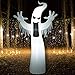 SUPERJARE 8 Ft Halloween Inflatable Ghost, Airblown Decoration with LED Light, Indoor & Outdoor, Yard & Lawn Decor