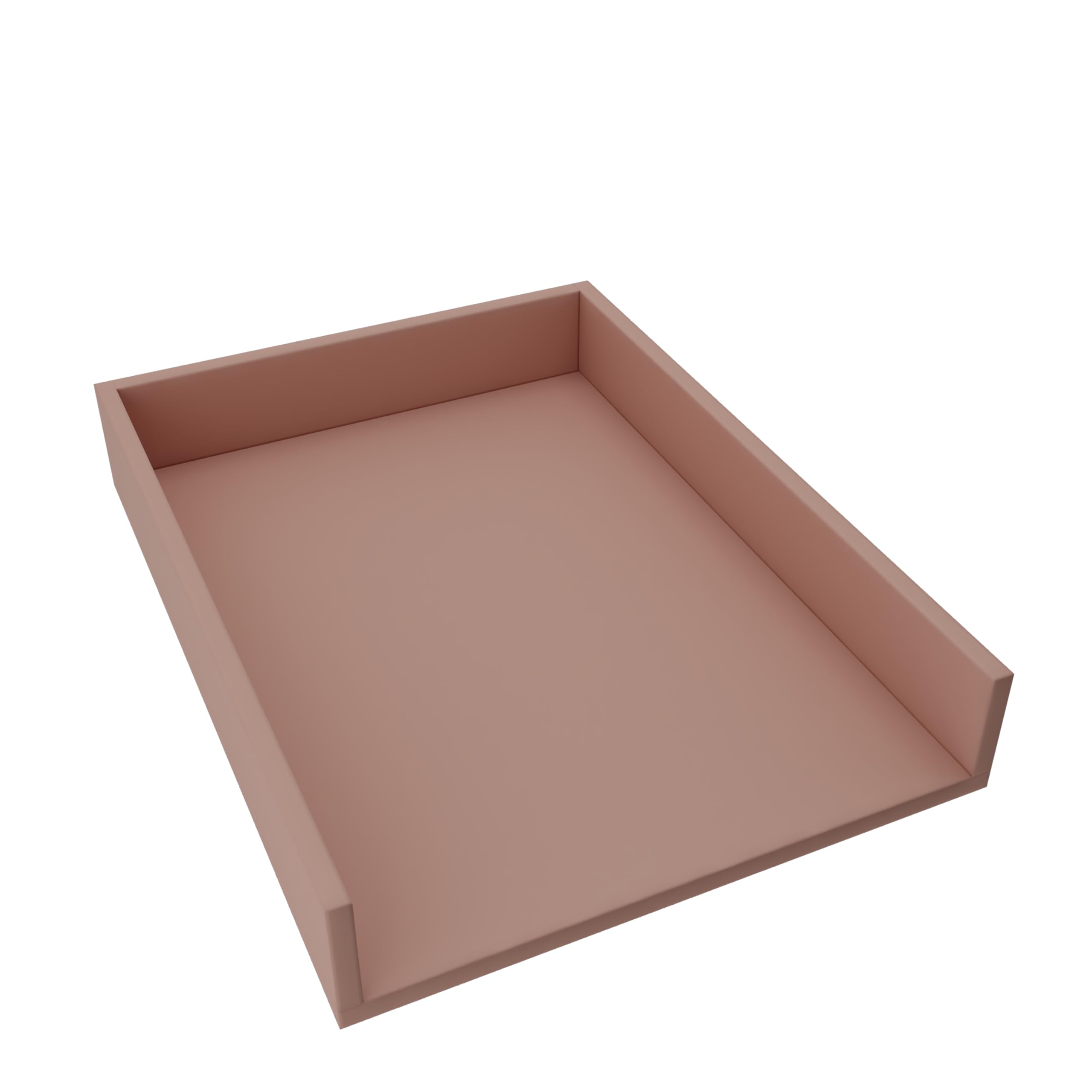 regalik Wickelaufsatz Universal, Wickeltischaufsatz für Kommoden in beliebiger Breite, Abnehmbar Wickelkommode aufsatz, Gerade Frontplatten, Rose, 72cm x 54cm
