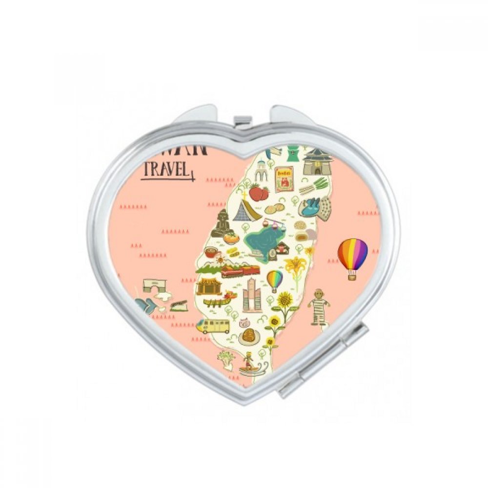 Miroir compact portable pour corriger le maquillage facilement en voyage
