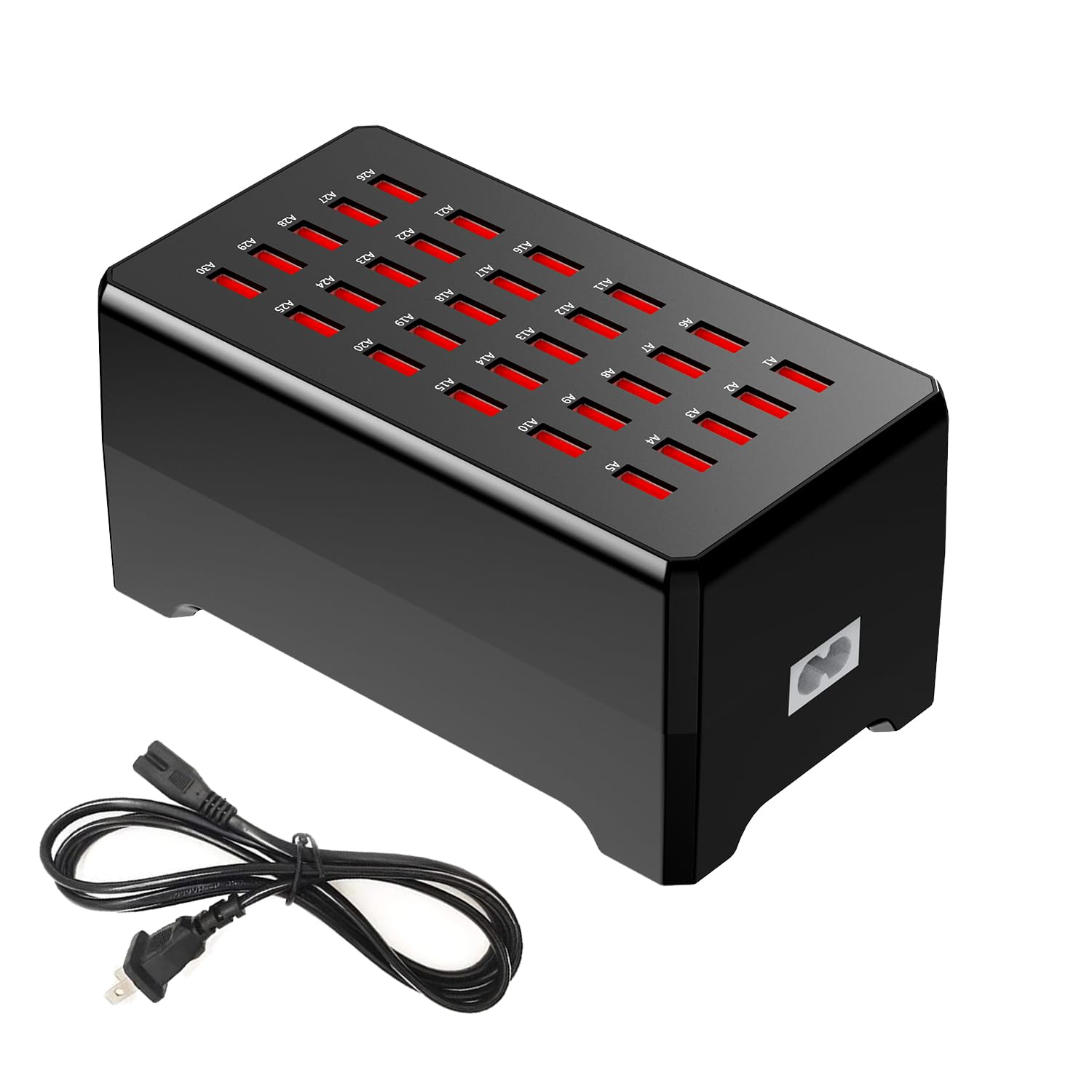 MaxLax USB Charger Station,30-Port 150W/30A Multiple USB Charging Station,Multi Ports Charger for Smartphones?Tablets?and Other Devices