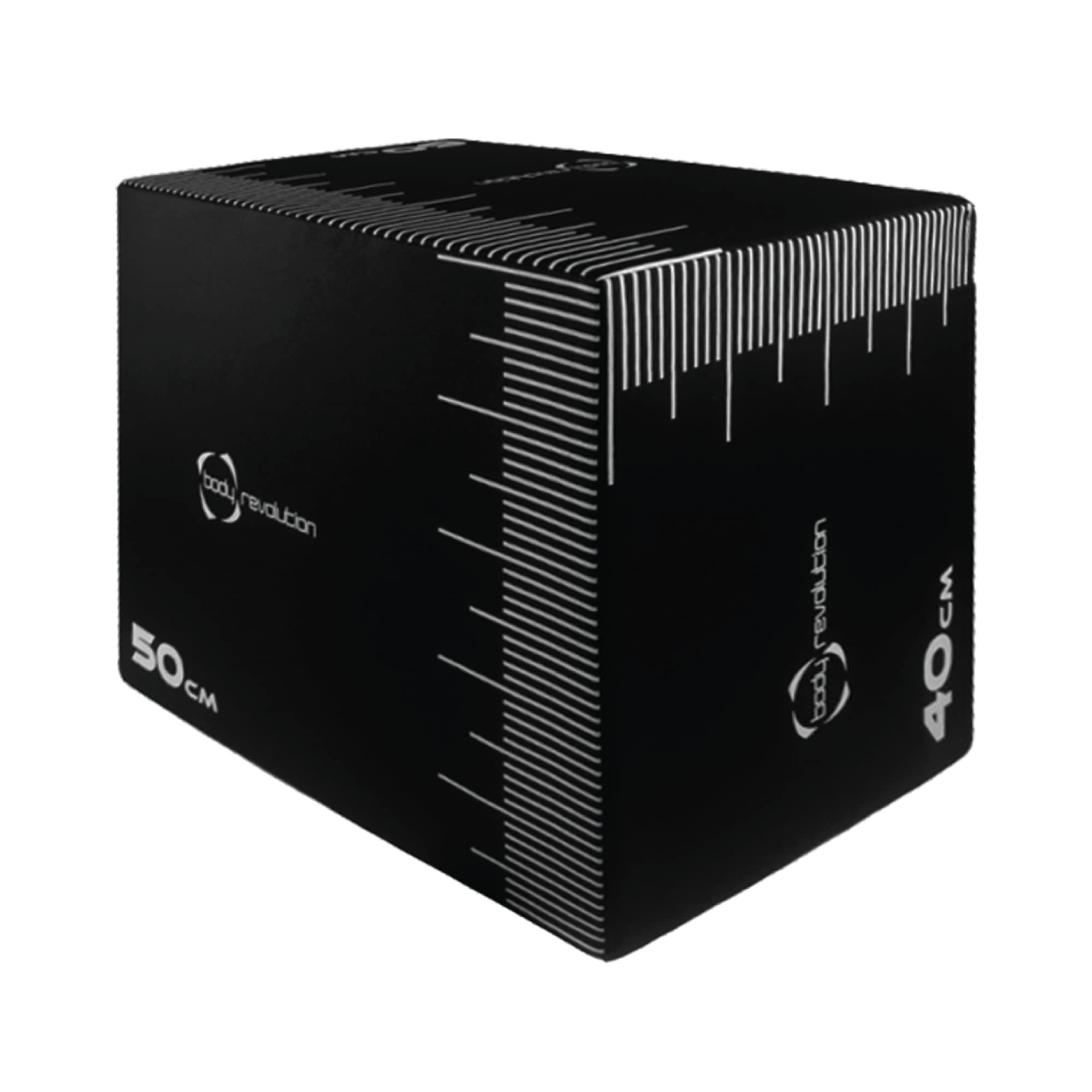Body Revolution Plyo Box –Box Jump 3 en 1 en Mousse Souple - Boîte de Saut pour l'aérobic et la Gymnastique avec 3 Niveaux de Hauteur en Vertical et Horizontal