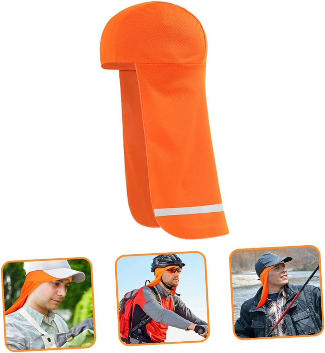 4 Pcs Reflective Tail Hat Hardhat Sun Shade Hard Hat Sun Shade Cooling Skull Caps for Men Helmet