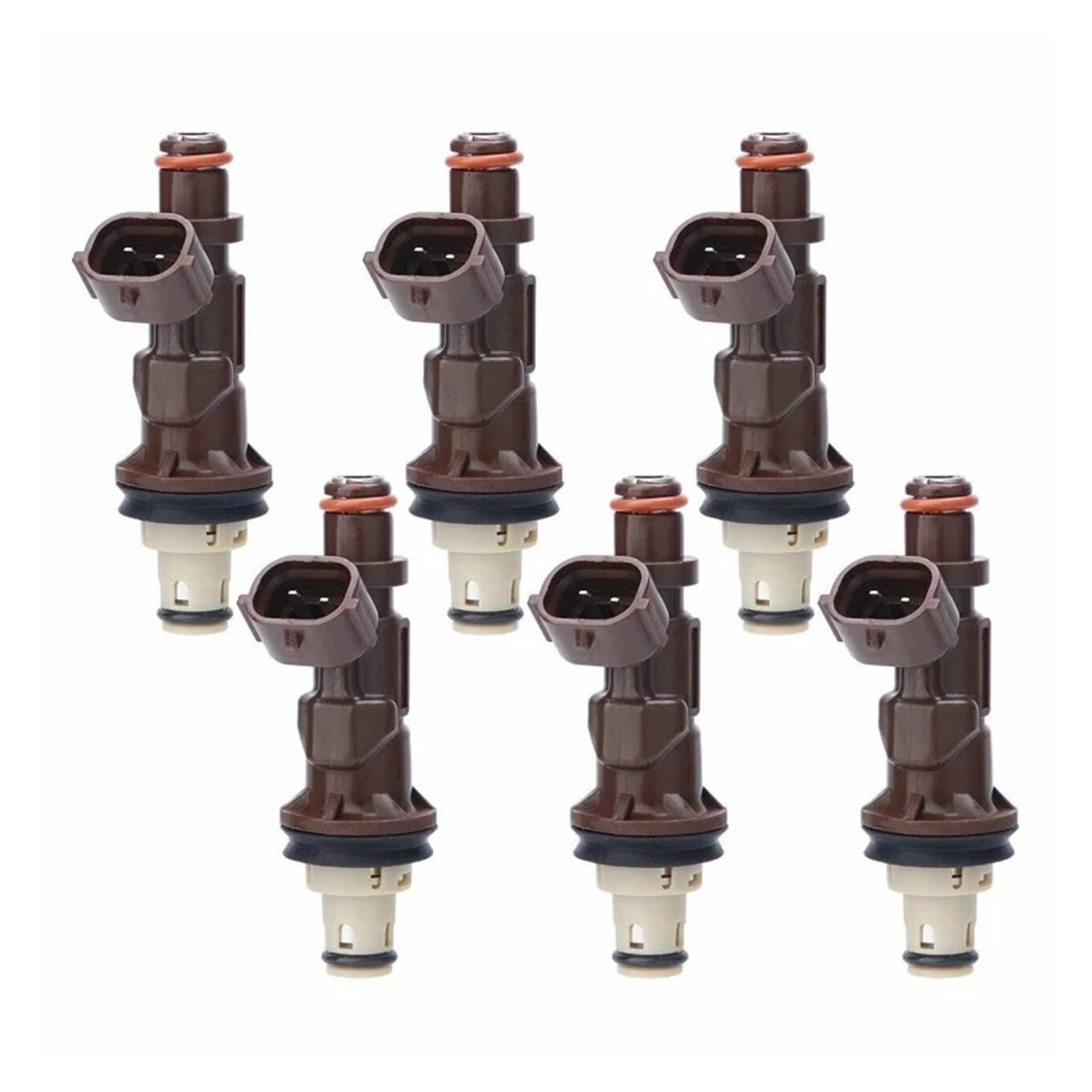 Nwirmtm One Color Injector Fuel For Tundra For 4Runner 3.4L Hilux Surf For Land For Cruiser Prado 99-04 23209-62040 6Pieces Fuel Injectors Nozzle 23250-62040