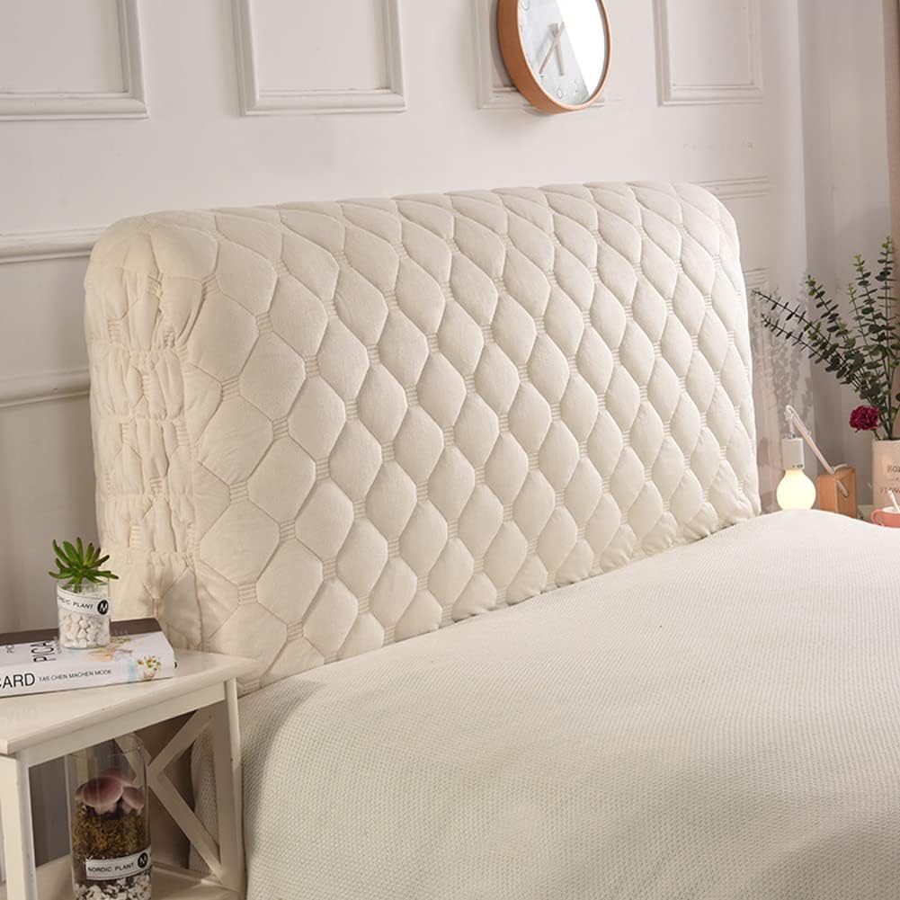 High Elastic Stretch Headboard Cover for King Double Single Bed,All Inclusive Headboard Slipcover Protector Dust Proof,Detachable&Washable
