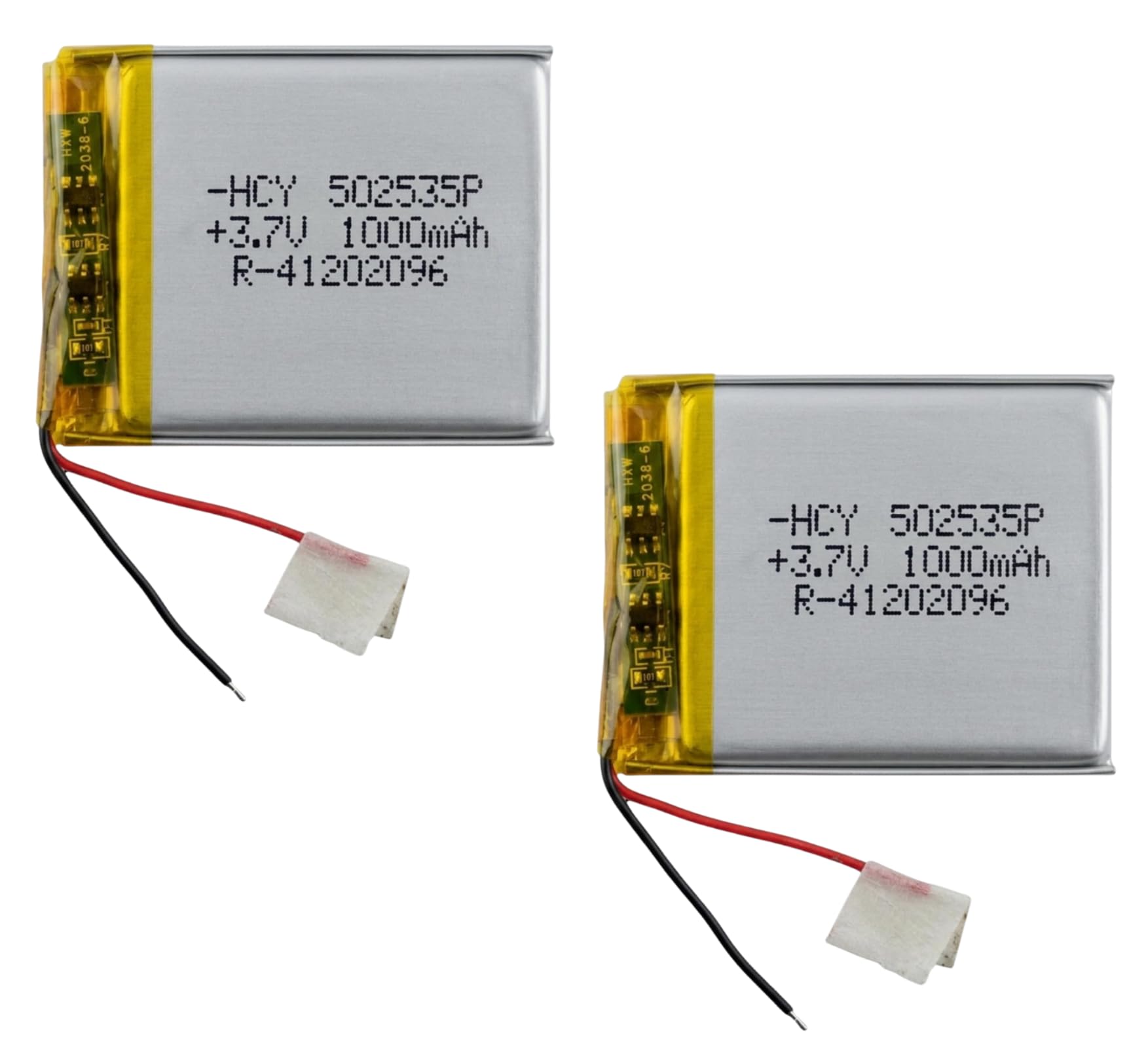 (Pack of 2) 3.7v 1000mAh (Lithium Polymer) Lipo Rechargeable Battery Model 402535P for RC Toys, Bluetooth, DIY, MP3, DVD Player | LiPo Battery | Lithium Polymer Battery-image-18
