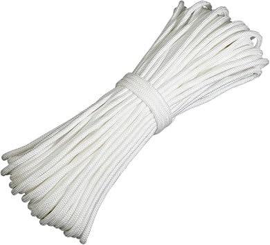Boat Rope Anchor Rope Diameter 2-10mm Water Resistant Abrasion Resistant Marine Supplies High Strength Weather Resistant Braided Nylon Camping Clothing Flagpole Packing Marine Boat Yacht