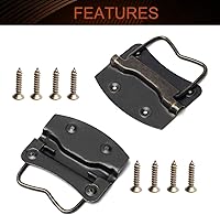 Vista 3 de MroMax Mango de pecho de 2.56 x 3.5 pulgadas, pintura en aerosol, montaje en superficie, anillo de pecho de 2.559 in x 3.504 in para caja